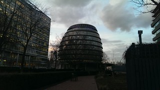 Walking to London Bridge - twilight