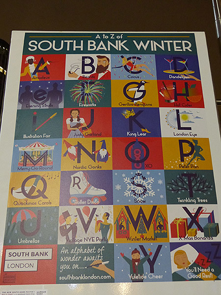 a to Z south bank winter