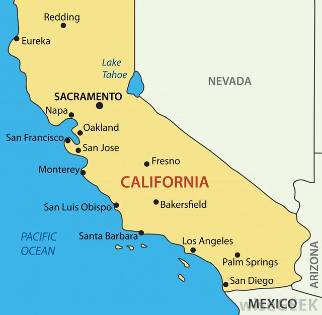 california-on-map