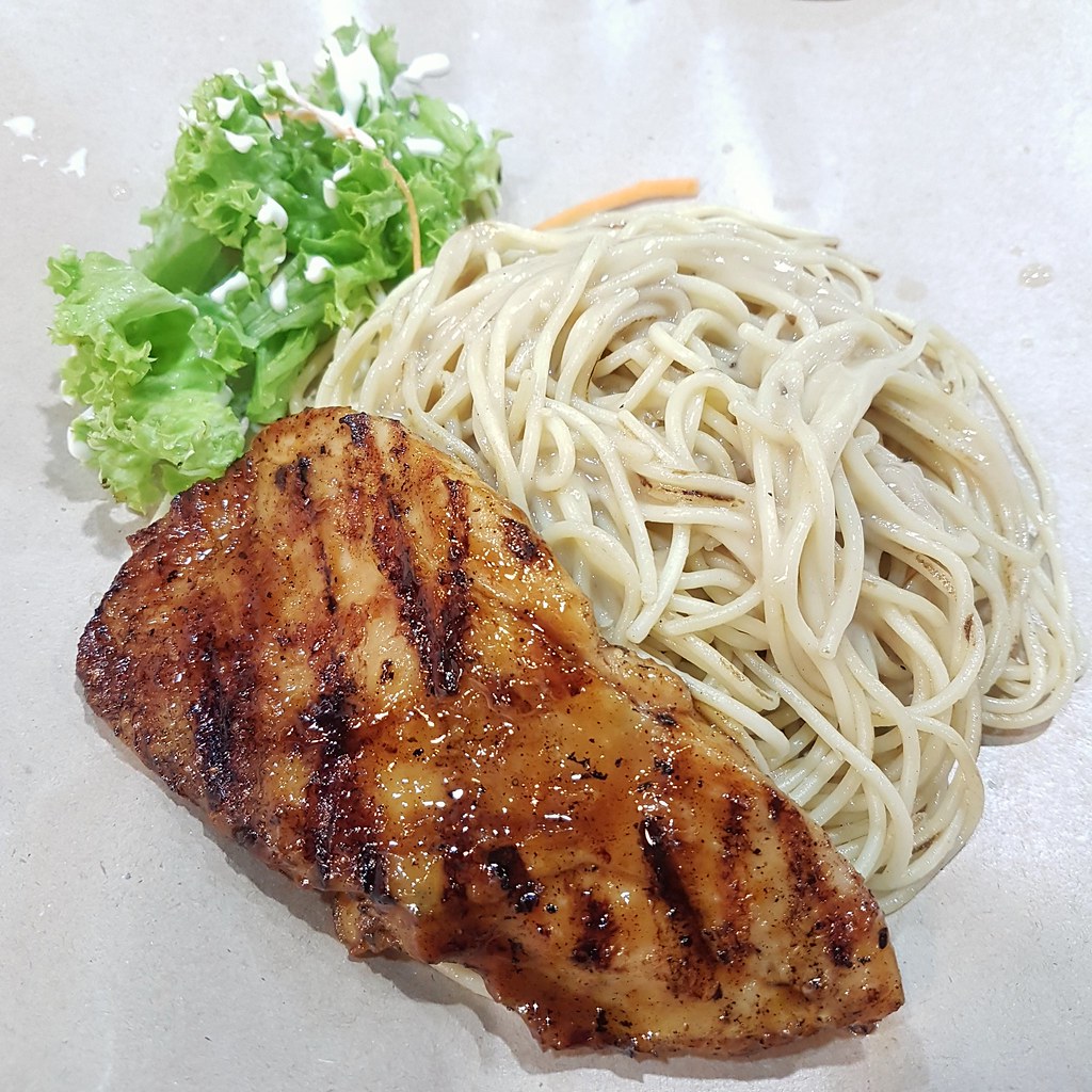 Grilled Chicken Chop with Spagetti $9.50 @ Main Place Crispy Crust