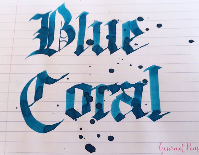 Ink Shot Review Bookbinders Blue Coral @AndersonPens 6