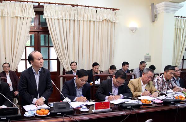 PGS.TS Cao Văn Sâm, Phó Tổng Cục trưởng phát biểu