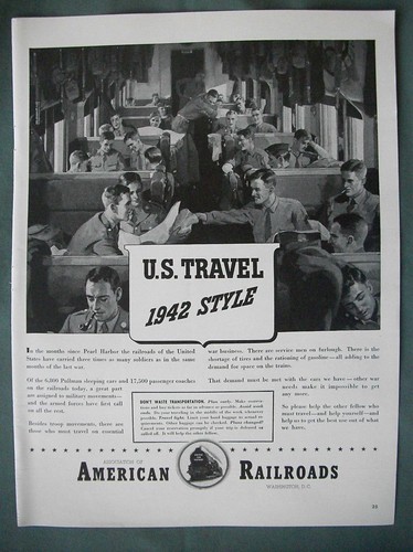 advertisements from railway companies