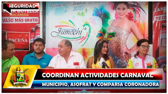 Coordinación actividades Carnaval 2017