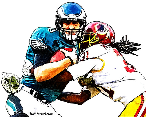 Philadelphia Eagles Nick Foles - Washington Redskins Brandon Meriweather