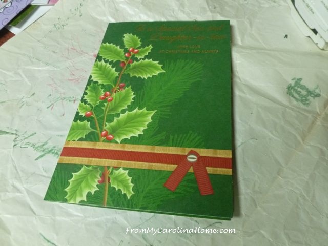 Christmas Card Crafting ~ From My Carolina Home