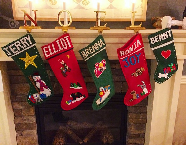 Love that Brenna made a Christmas stocking for Mr. Bennett! 🎄