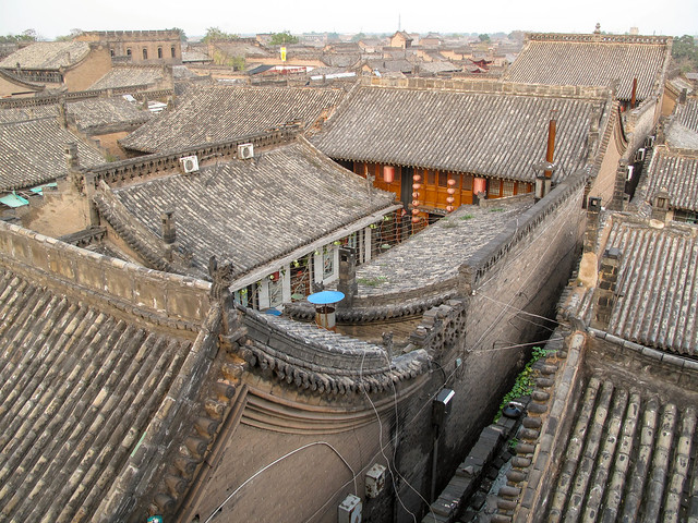old chinese rooftop
