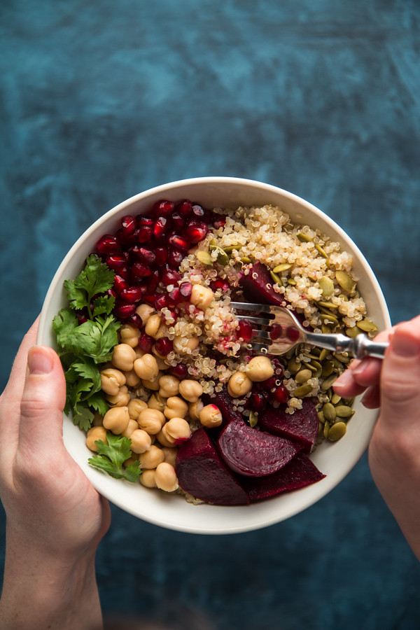 Beet, Quinoa, and Pomegranate Power Bowl | Will Cook For Friends