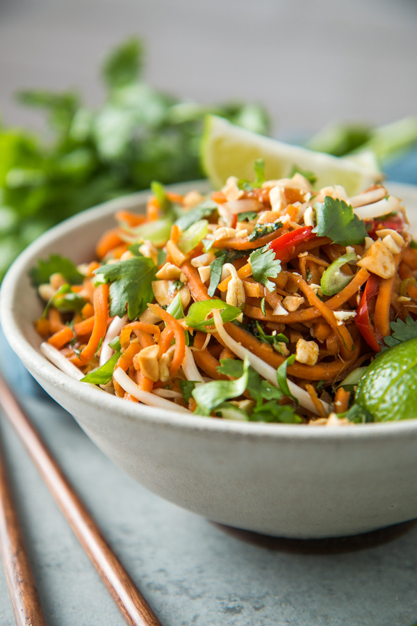 Vegetarian Sweet Potato Pad Thai | Will Cook For Friends