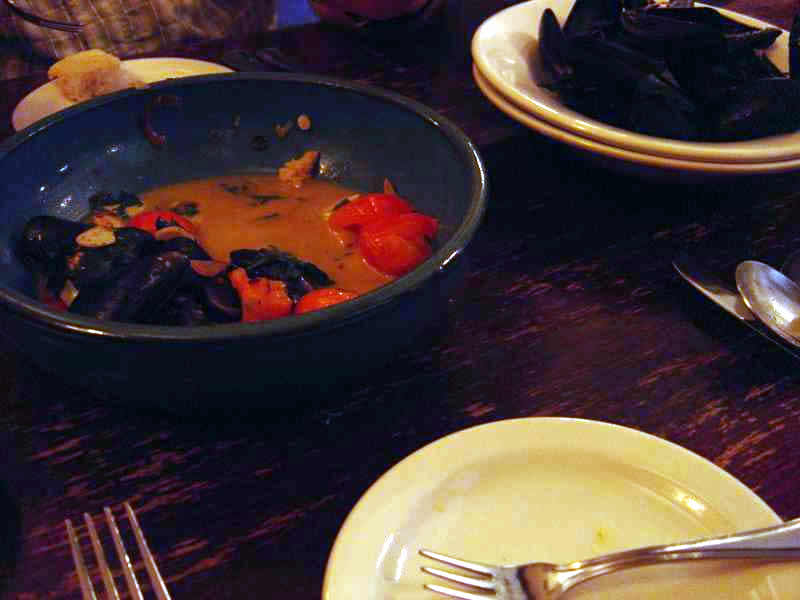 The last of the mussels at Cleonice