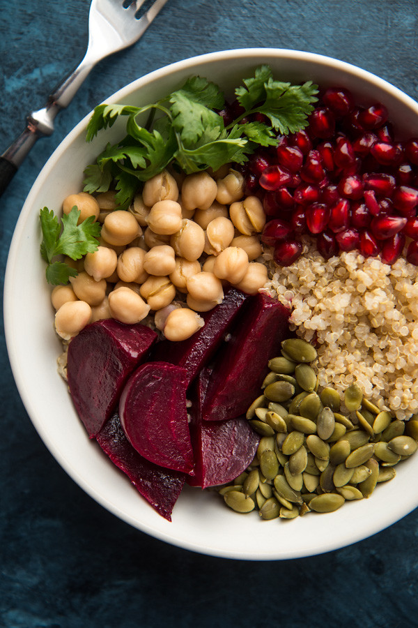 Beet, Quinoa, and Pomegranate Power Bowl | Will Cook For Friends