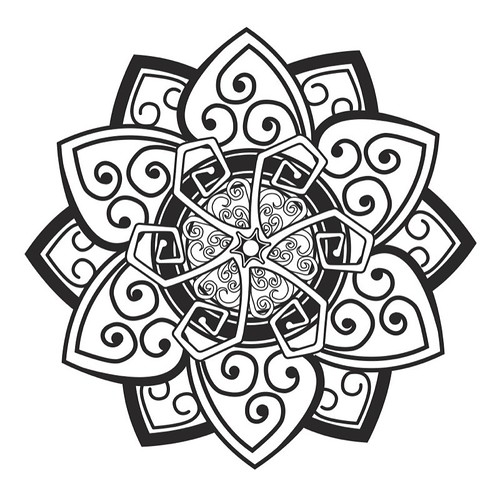 Celtic Flower Tattoo Design | Medium: Digital, Illustrator Dâ€¦ | Flickr