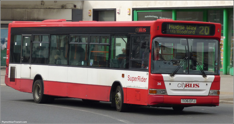 Plymouth Citybus 036 T136EFJ