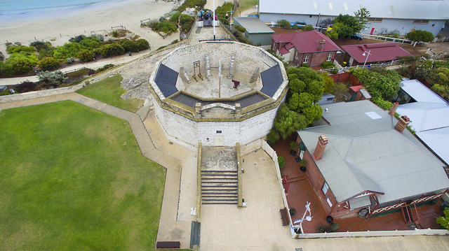 The old convict Round house gaol, Fremantle, Western Australia