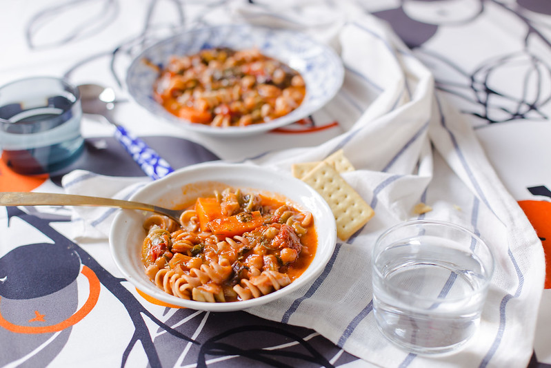 Chickpea and Pasta Soup