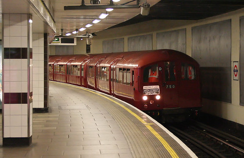 1938 Tube Stock at Tower Hill