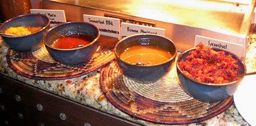 Condiments at Carving Station