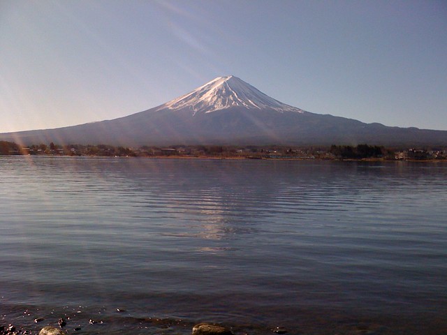 河口湖と富士山2