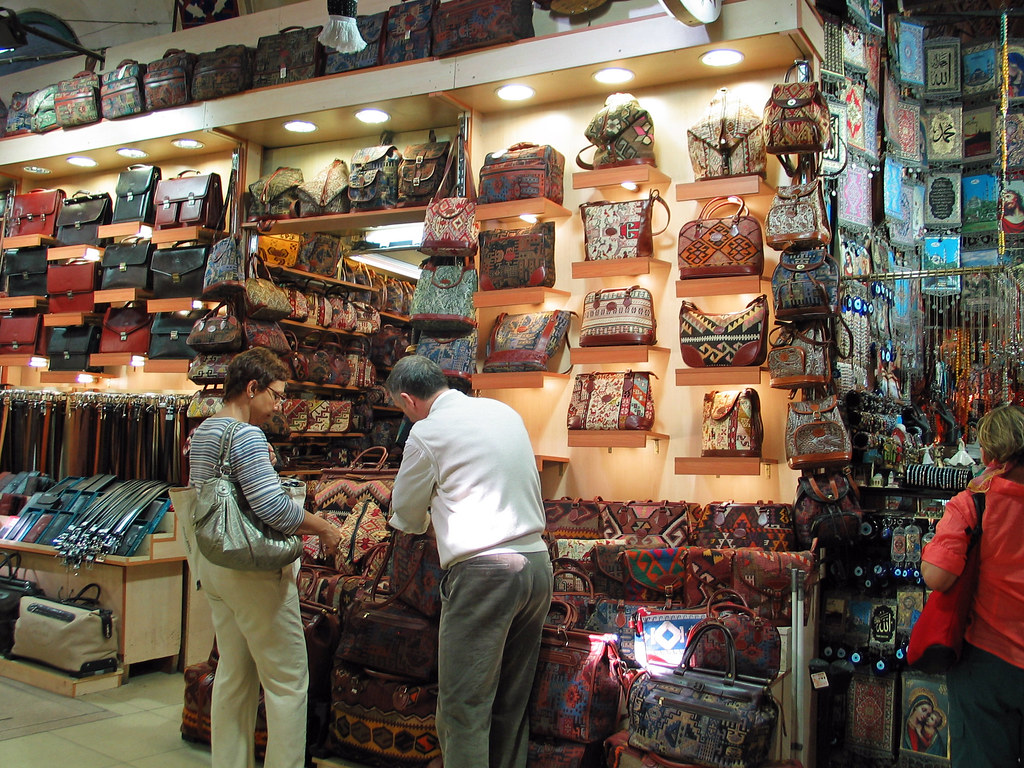 Istanbul - October 2008 - Grand Bazaar - Leather Goods