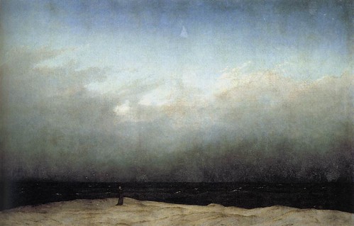 Monk at the sea