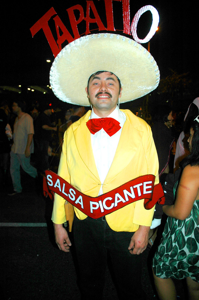 Tapatio Salsa Picante Halloween Costume at WeHo Halloween Carnaval
