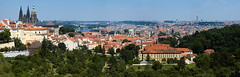 View of Prague from the Petřín hill