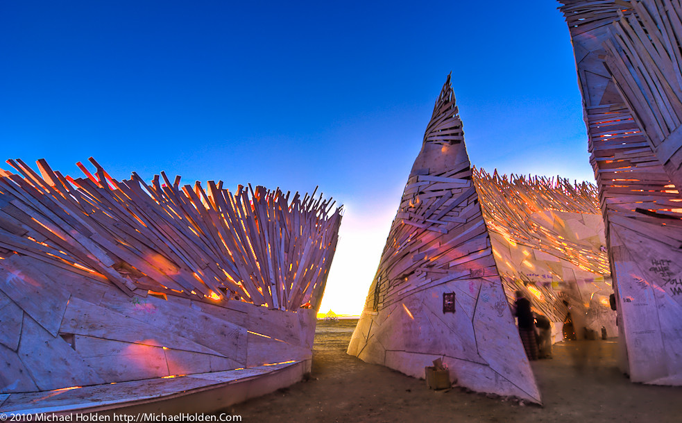 Temple of Flux, Burning Man 2010