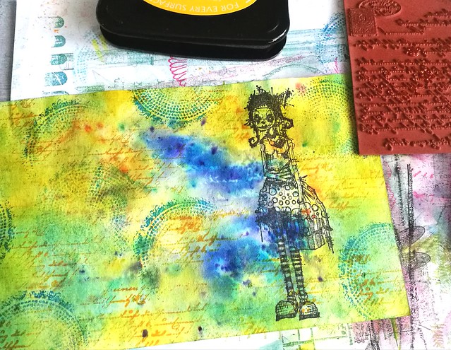 Mini art journal: excess baggage