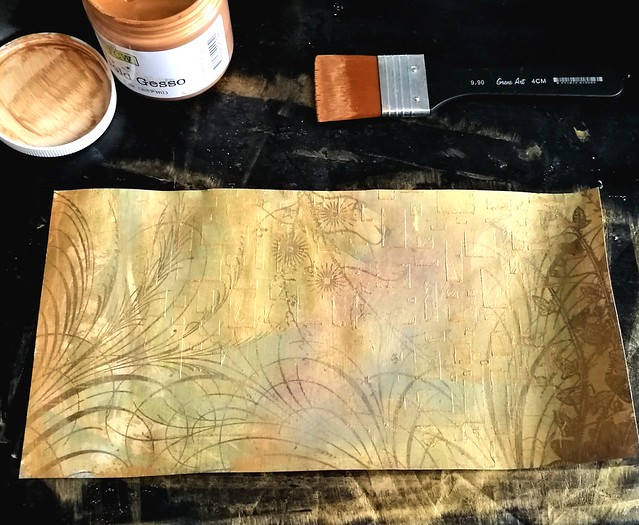 Gold gesso experiments