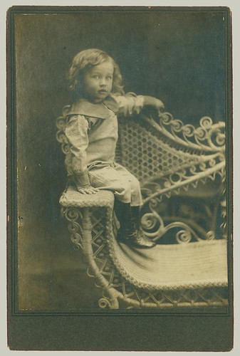 Cabinet Card portrait of a child