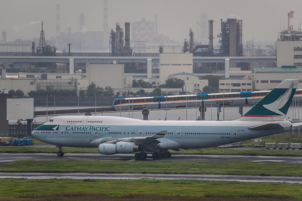 B-HUJ 国泰航空 Cathay Pacific キャセイパシフィック航空 Boeing 747-400 ラストフライト CX543