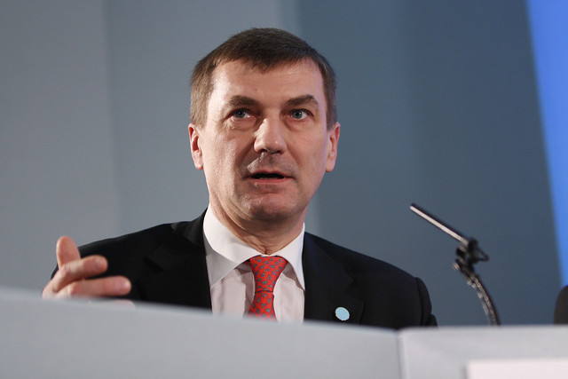 Prime Minister of Estonia Andrus Ansip