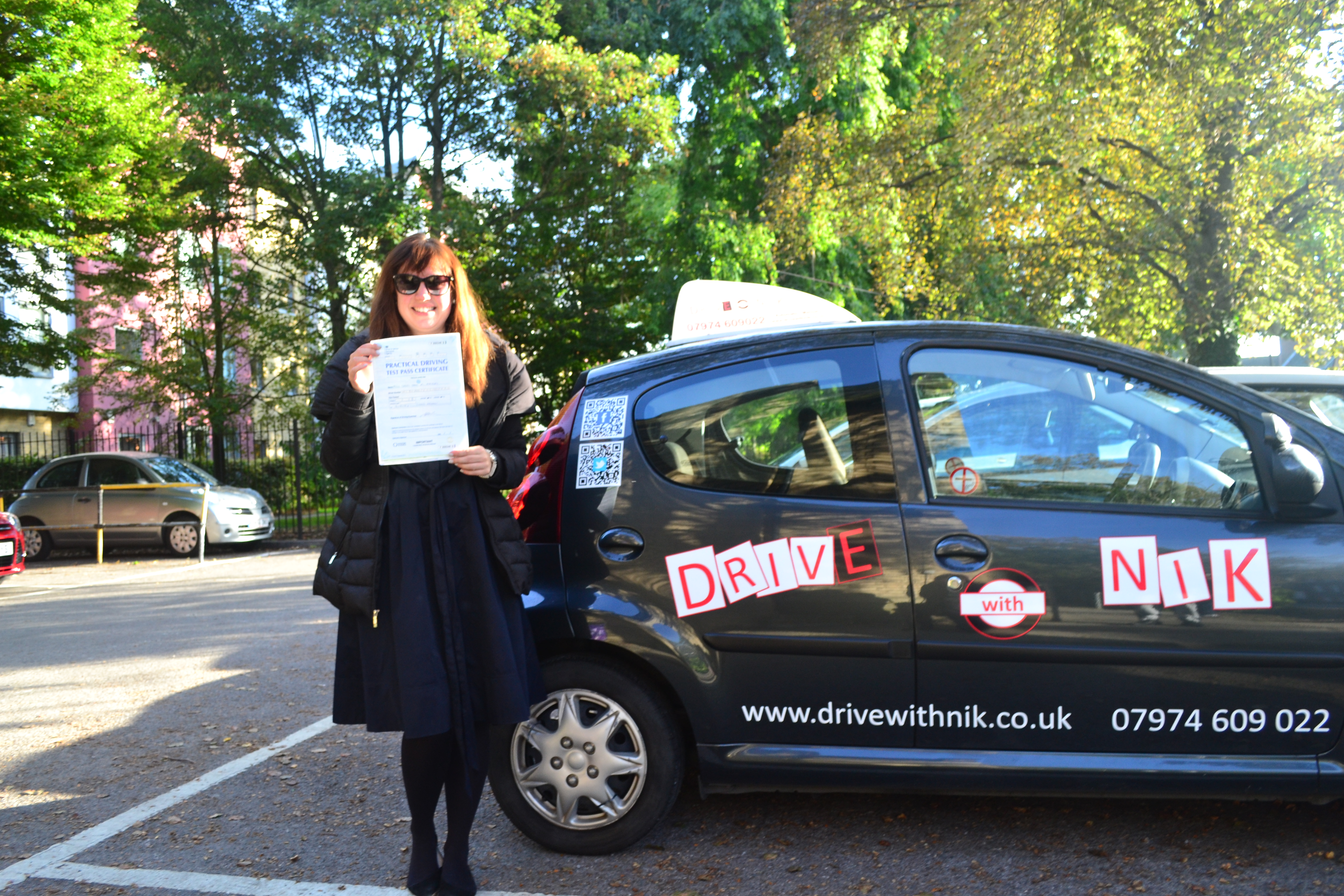 Driving lessons Palmers Green Sarah passed her practical driving test first time with Drive with Nik