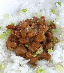 Natto, Japanse, gefermenteerde sojabonen