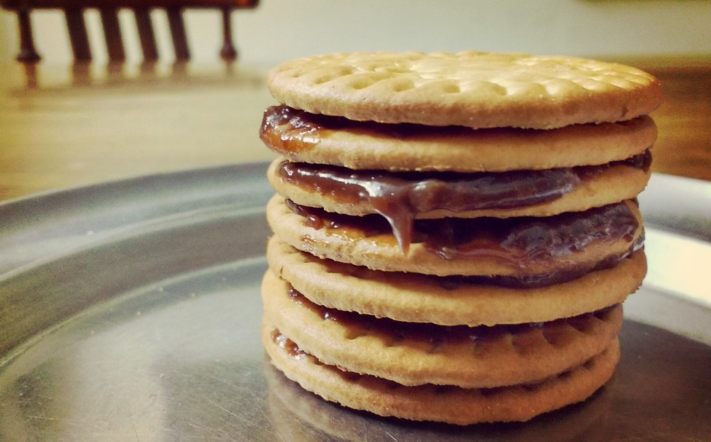 The tower of biscuits