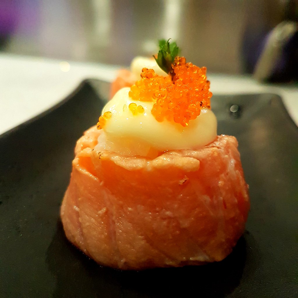 Salmon Aburi Hana $8.30 @ Sushi+Rotary Sushi Bar Puchong