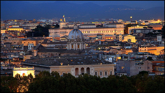 Roma. 5 dias en Octubre '16 - Blogs de Italia - Lunes 24. Trastevere, Aventino, Getto y anochecer desde el Gianicolo (8)