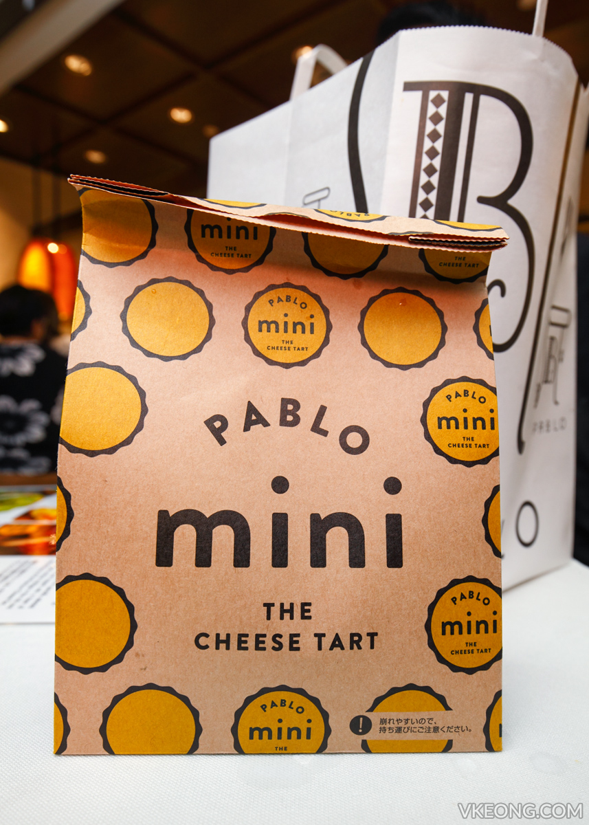 Pablo Mini Cheese Tart Paper Bag