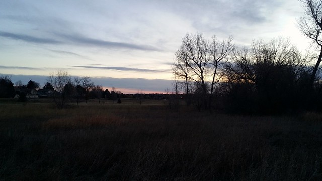 #tommw 34F calm. Mostly cloudy
