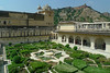Jaipur - Amber Fort garden fountains