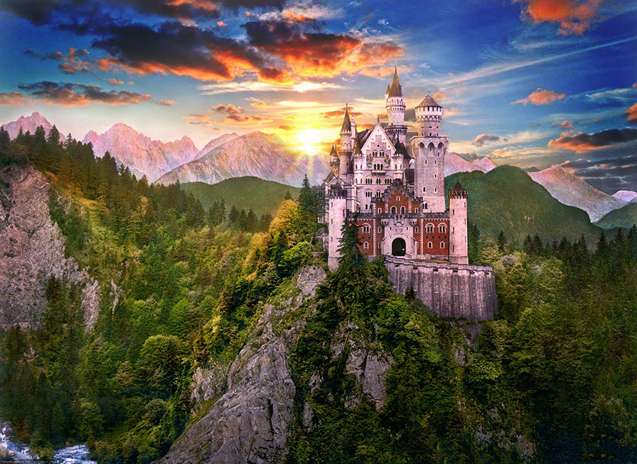 Сказочный замок Нойшванштайн – жемчужина альпийских склонов  - ПоЗиТиФфЧиК - сайт позитивного настроения!
