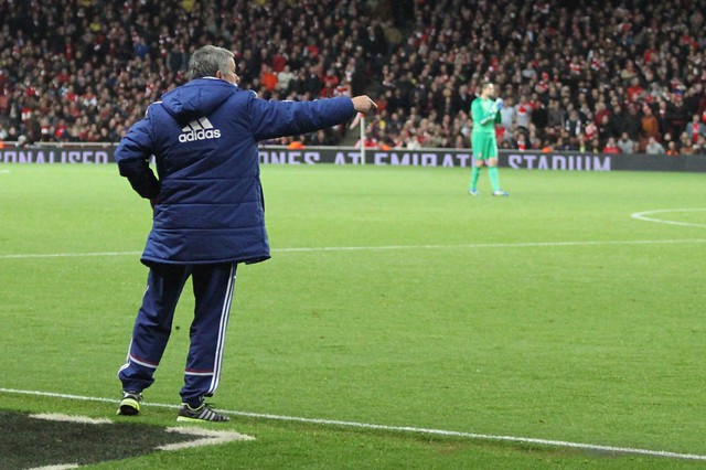 Mourinho directs his troops