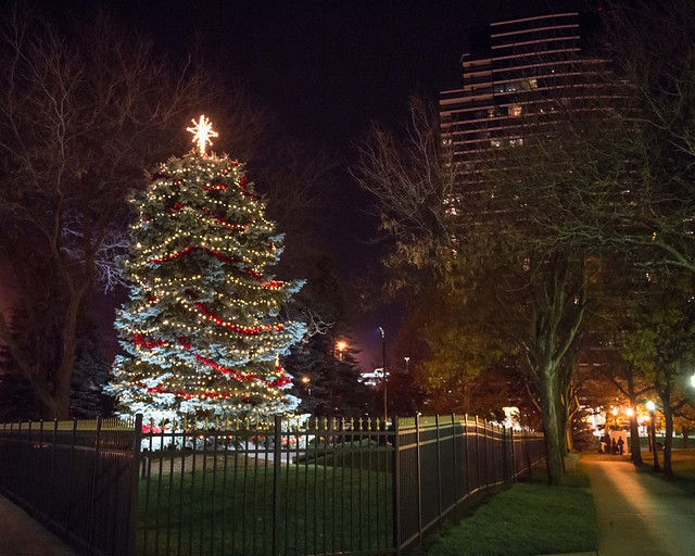 2016 Tree Lighting at the Gerald R. Ford Presidential Museum