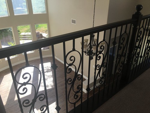 iron stairs railing