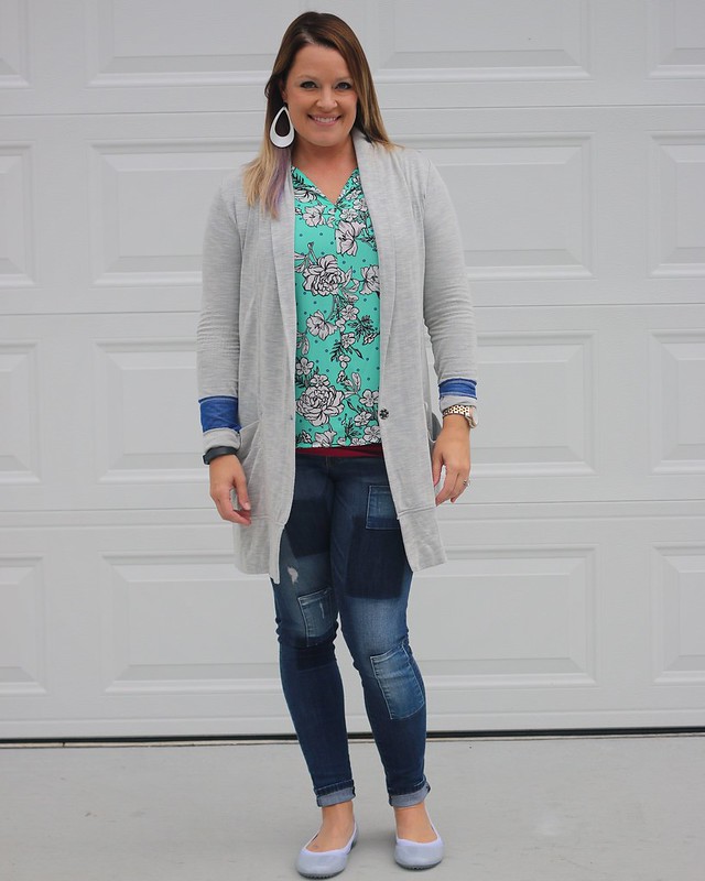 Fall Outfit :: Flats + Cardigan love