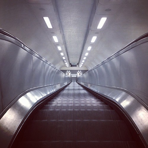 Warp - Knightsbridge // #underground #tfl #london #tube #londonunderground #lines #perspective @instagram #symmetry #instacool #igers #instagrammers @missunderground