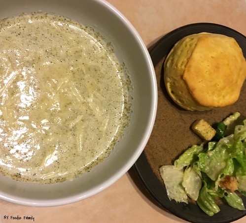 Roasted Broccoli & Cheddar Soup