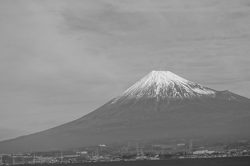 Mt.FUJI from train window view