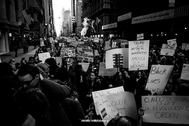 Not My President Protest Rally NYC 12 November 2016